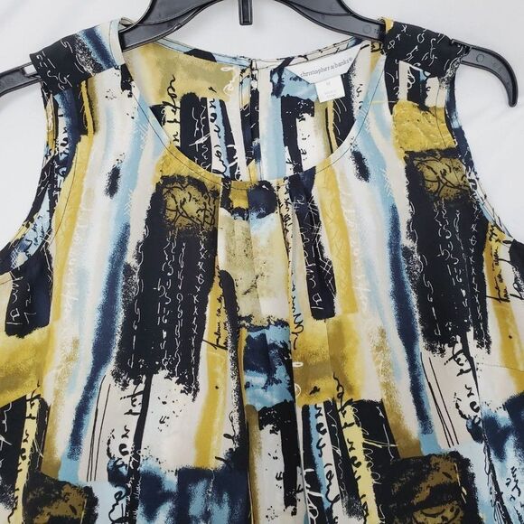 Christopher & Banks MEDIUM Shell Blouse Top - Picture 5 of 6